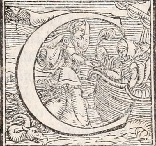 An illustration from L'Historia di Milano, 1554, leaf 865
