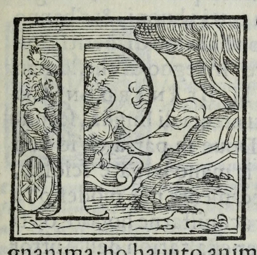 An illustration from L'historia di Milano, 1565, leaf 7