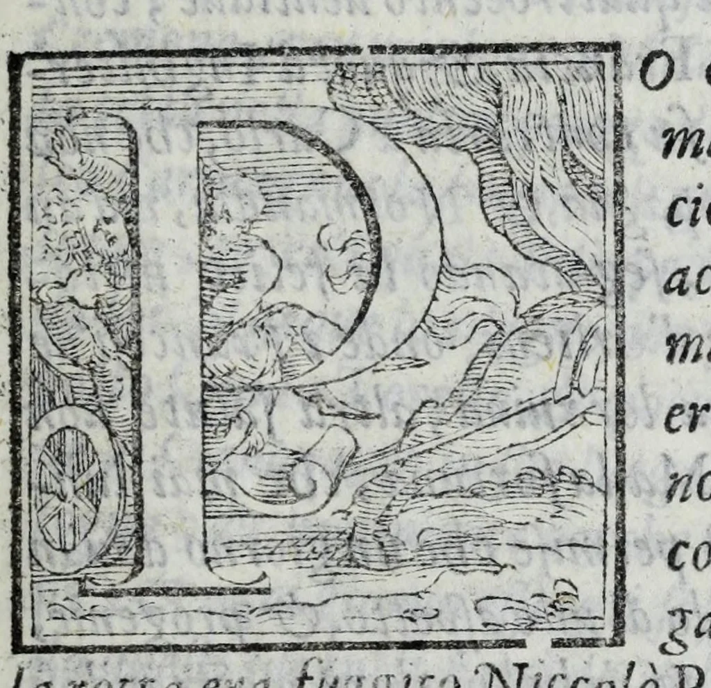 An illustration from L'historia di Milano, 1565, leaf 771