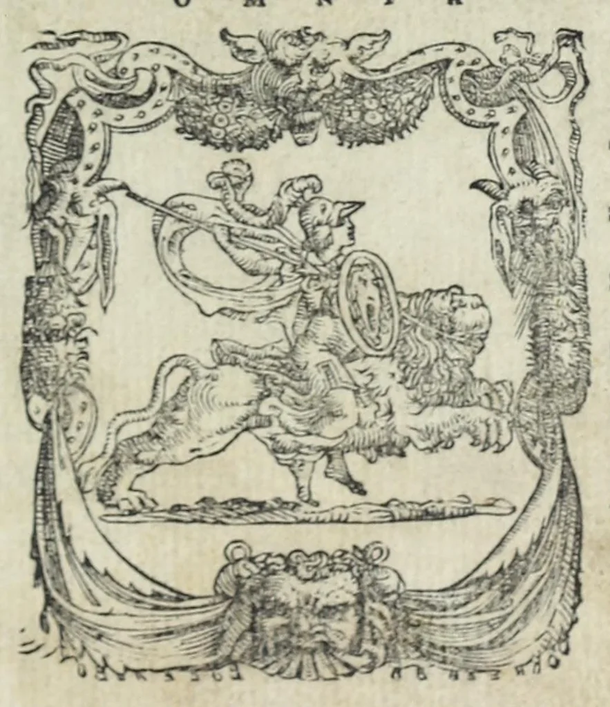 An illustration from L'Historia di Milano, 1554, leaf 5