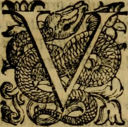 An illustration from L'historia ecclesiastica della rivolvzion d'Inghilterra : divisa in libri qvattro, ne' qvali si tratta di qvello ch'e avvenvto in quell'isola, da chè Arrigo Ottauo cominciò à pensare di ripudiar Caterina sua legittima moglie, infino à quest'vltimi anni di Lisabetta, vltima sua figliuola, 1594, leaf 106