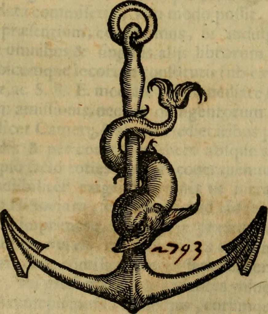 An illustration from L'historia ecclesiastica della rivolvzion d'Inghilterra : divisa in libri qvattro, ne' qvali si tratta di qvello ch'e avvenvto in quell'isola, da chè Arrigo Ottauo cominciò à pensare di ripudiar Caterina sua legittima moglie, infino à quest'vltimi anni di Lisabetta, vltima sua figliuola, 1594, leaf 4