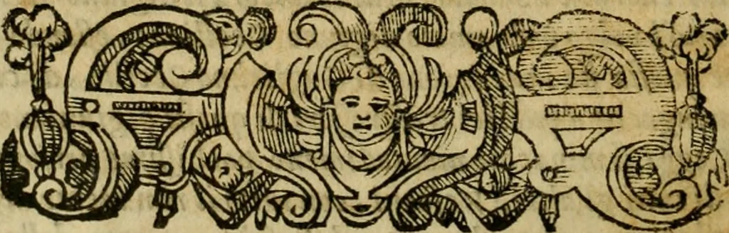 An illustration from L'historia ecclesiastica della rivolvzion d'Inghilterra : divisa in libri qvattro, ne' qvali si tratta di qvello ch'e avvenvto in quell'isola, da chè Arrigo Ottauo cominciò à pensare di ripudiar Caterina sua legittima moglie, infino à quest'vltimi anni di Lisabetta, vltima sua figliuola, 1594, leaf 469