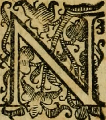 An illustration from L'historia ecclesiastica della rivolvzion d'Inghilterra : divisa in libri qvattro, ne' qvali si tratta di qvello ch'e avvenvto in quell'isola, da chè Arrigo Ottauo cominciò à pensare di ripudiar Caterina sua legittima moglie, infino à quest'vltimi anni di Lisabetta, vltima sua figliuola, 1594, leaf 63