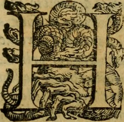 An illustration from L'historia ecclesiastica della rivolvzion d'Inghilterra : divisa in libri qvattro, ne' qvali si tratta di qvello ch'e avvenvto in quell'isola, da chè Arrigo Ottauo cominciò à pensare di ripudiar Caterina sua legittima moglie, infino à quest'vltimi anni di Lisabetta, vltima sua figliuola, 1594, leaf 644