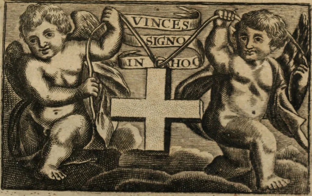 An illustration from L'Homme chrestien, ou, La reparation de la nature par la grace, 1663, leaf 4