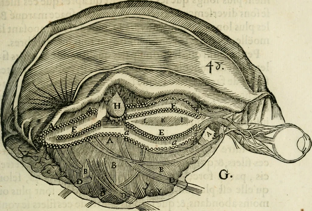 An illustration from L'homme, et la formation du foetus, 1677, leaf 126