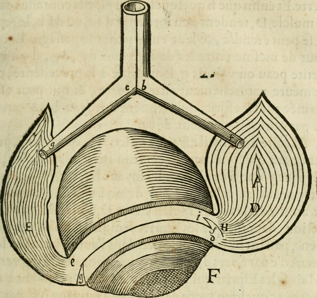 An illustration from L'homme, et la formation du foetus, 1677, leaf 86