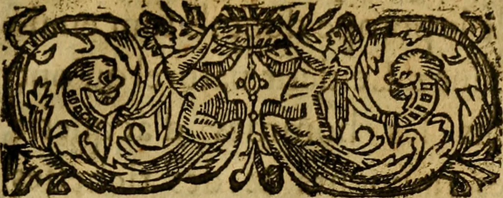 An illustration from L'honeste homme [!] : ov l'art de plaire à la covr., 1631, leaf 20