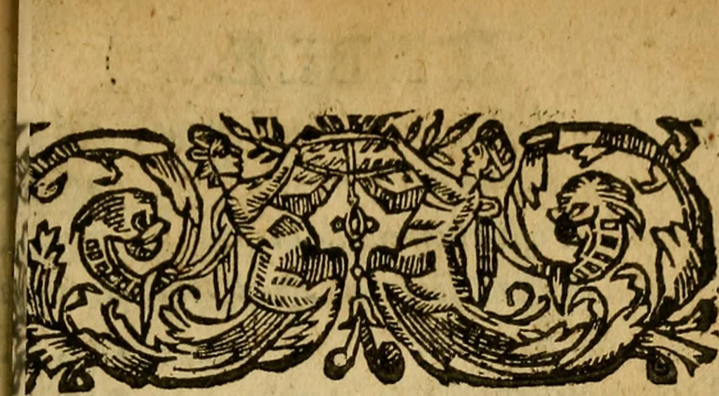 An illustration from L'honeste homme [!] : ov l'art de plaire à la covr., 1631, leaf 286