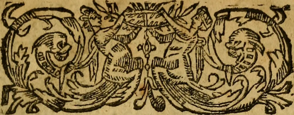 An illustration from L'honeste homme [!] : ov l'art de plaire à la covr., 1631, leaf 6