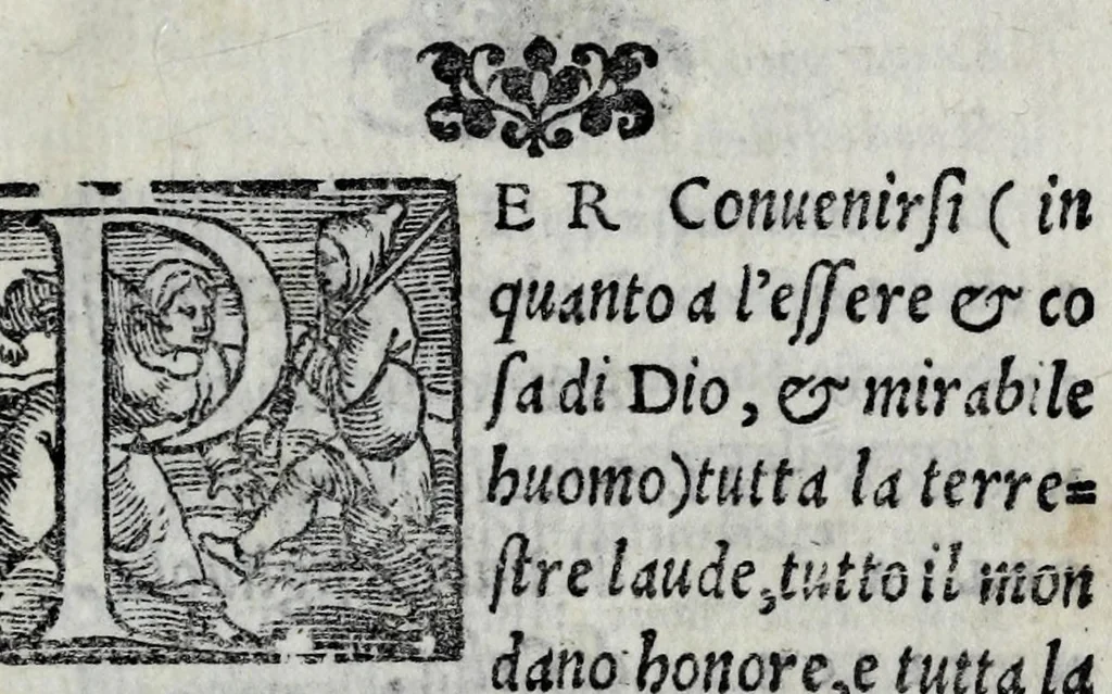 An illustration from L'Horatia, 1549, leaf 7
