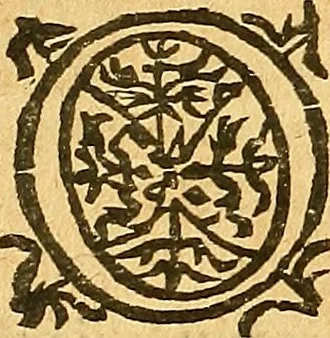 An illustration from L'Hystoire des devx nobles et tres vaillans chevaliers nommez Milles et Amys, : Lesquels en leur viuant furent plains de grandes proësses. Contenant plusieurs et diuerses matieres, comme vous pourrez veoir cy apres, 1611, leaf 13