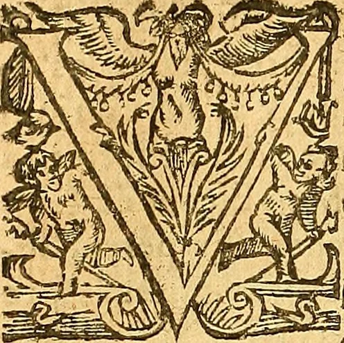 An illustration from L'Hystoire des devx nobles et tres vaillans chevaliers nommez Milles et Amys, : Lesquels en leur viuant furent plains de grandes proësses. Contenant plusieurs et diuerses matieres, comme vous pourrez veoir cy apres, 1611, leaf 179