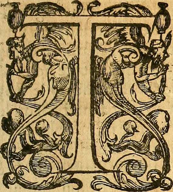 An illustration from L'Hystoire des devx nobles et tres vaillans chevaliers nommez Milles et Amys, : Lesquels en leur viuant furent plains de grandes proësses. Contenant plusieurs et diuerses matieres, comme vous pourrez veoir cy apres, 1611, leaf 198
