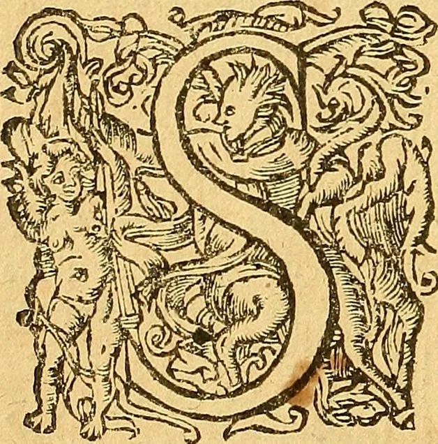 An illustration from L'Hystoire des devx nobles et tres vaillans chevaliers nommez Milles et Amys, : Lesquels en leur viuant furent plains de grandes proësses. Contenant plusieurs et diuerses matieres, comme vous pourrez veoir cy apres, 1611, leaf 25