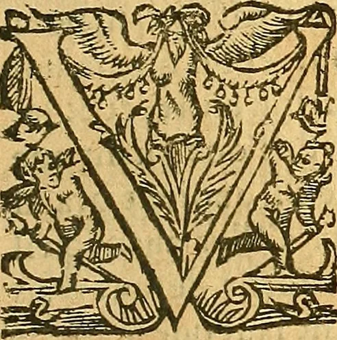 An illustration from L'Hystoire des devx nobles et tres vaillans chevaliers nommez Milles et Amys, : Lesquels en leur viuant furent plains de grandes proësses. Contenant plusieurs et diuerses matieres, comme vous pourrez veoir cy apres, 1611, leaf 38