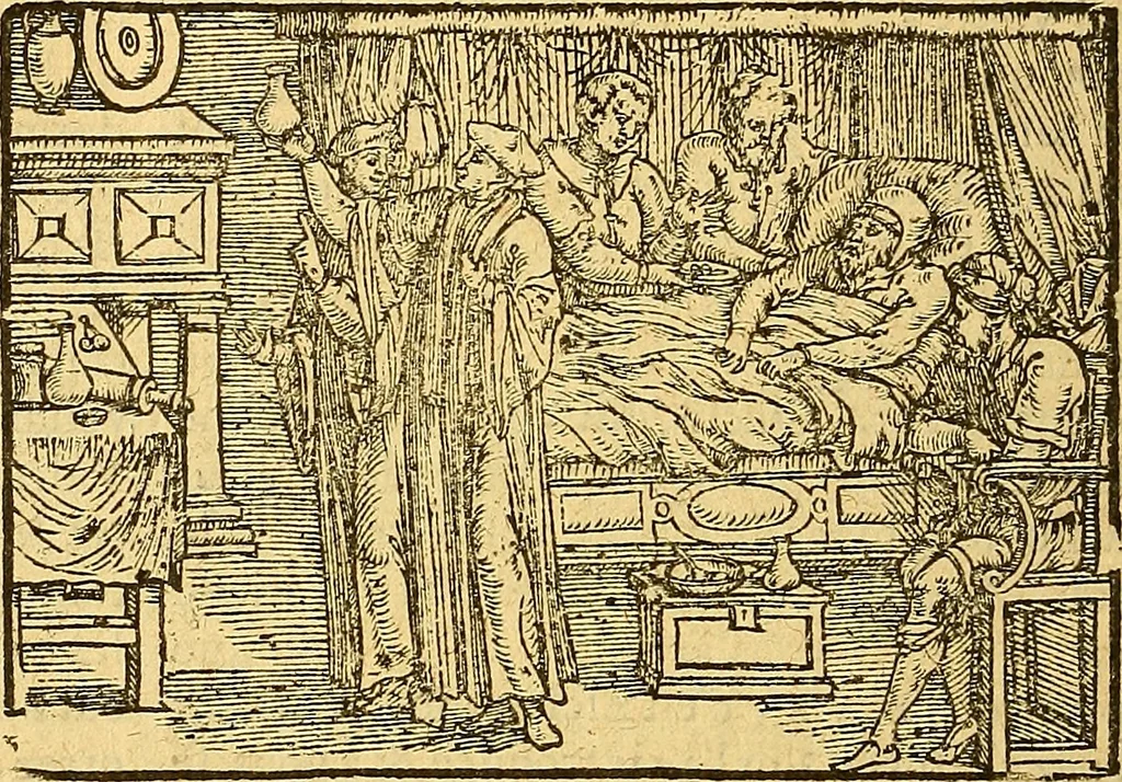 An illustration from L'Hystoire des devx prevx tres nobles et tres-vaillans chevaliers Valentin et Orson : fils de l'Empereur de Grece, & nepueux du tres-vaillant & tres-Chrestien Roy de France, Pepin. Contenant plusieurs & diuerses matieres, comme vous pourrez veoir cy apres, 1614, leaf 161