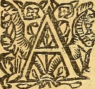 An illustration from L'Hystoire des devx prevx tres nobles et tres-vaillans chevaliers Valentin et Orson : fils de l'Empereur de Grece, & nepueux du tres-vaillant & tres-Chrestien Roy de France, Pepin. Contenant plusieurs & diuerses matieres, comme vous pourrez veoir cy apres, 1614, leaf 7