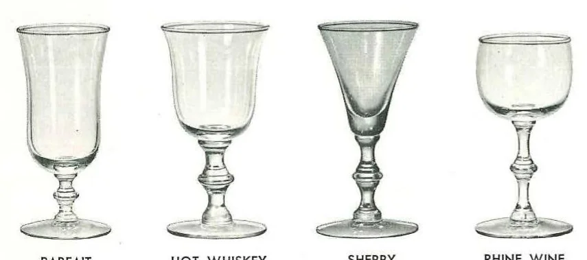 An illustration from Libbey Glassware 1960, 1960, leaf 1