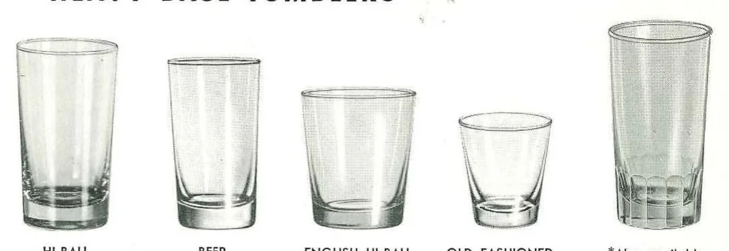 An illustration from Libbey Glassware 1960, 1960, leaf 5