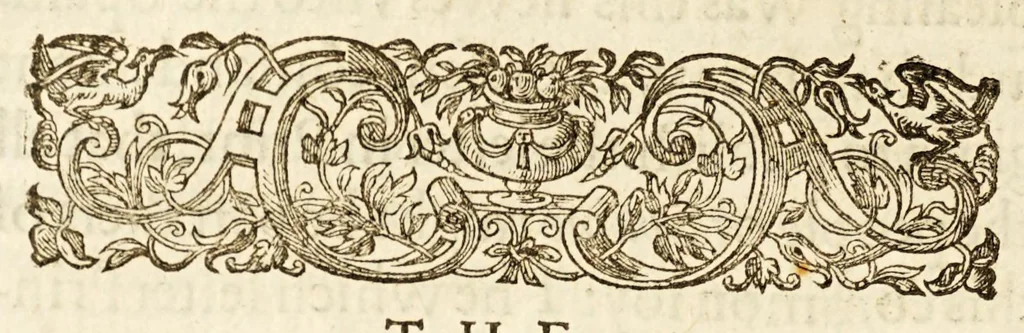 An illustration from A libell of Spanish lies: : found at the sacke of Cales, discoursing the fight in the West Indies, twixt the English nauie being fourteene ships and pinasses, and a fleete of twentie saile of the king of Spaines, and of the death of Sir Francis Drake. : With an answere briefely confuting the Spanish lies, and a short relation of the fight according to truth, 1596, leaf 32