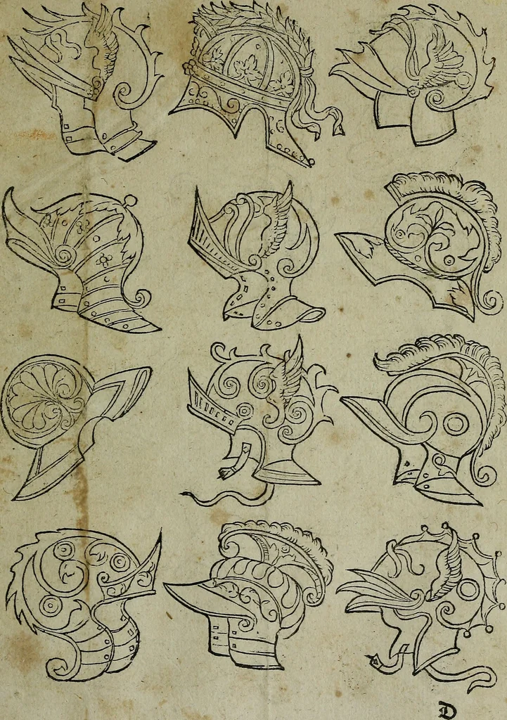 An illustration from Libellus artificiosus omnibus pictoribus, statuarijs, aurifabris, lapidicidis, arcularijs, laminarijs & cultrarijs fabris, sumopere utilis, nec à quae[que] antea uisus, nec prius editus, 1539, leaf 28