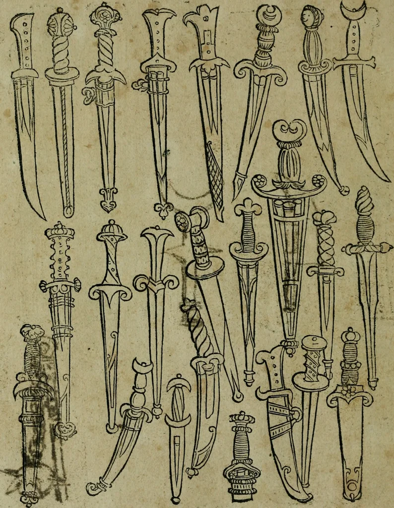 An illustration from Libellus artificiosus omnibus pictoribus, statuarijs, aurifabris, lapidicidis, arcularijs, laminarijs & cultrarijs fabris, sumopere utilis, nec à quae[que] antea uisus, nec prius editus, 1539, leaf 35