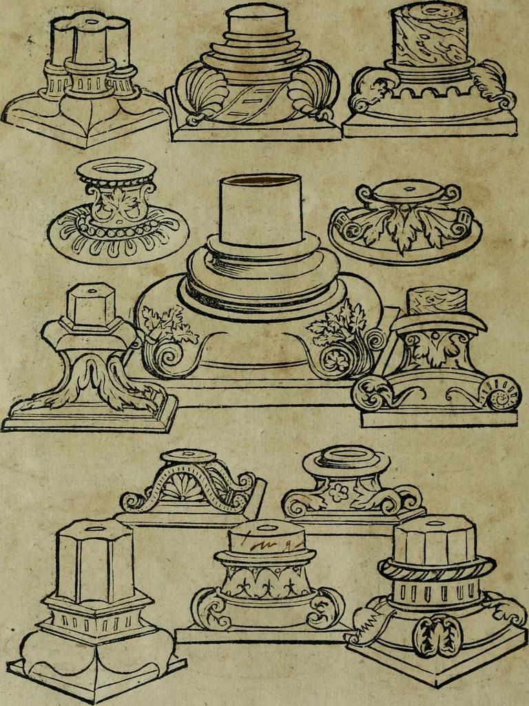 An illustration from Libellus artificiosus omnibus pictoribus, statuarijs, aurifabris, lapidicidis, arcularijs, laminarijs & cultrarijs fabris, sumopere utilis, nec à quae[que] antea uisus, nec prius editus, 1539, leaf 49