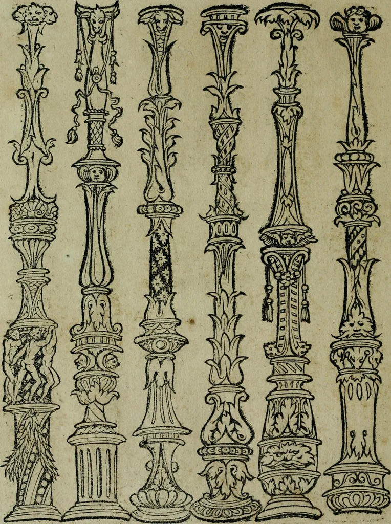 An illustration from Libellus artificiosus omnibus pictoribus, statuarijs, aurifabris, lapidicidis, arcularijs, laminarijs & cultrarijs fabris, sumopere utilis, nec à quae[que] antea uisus, nec prius editus, 1539, leaf 55
