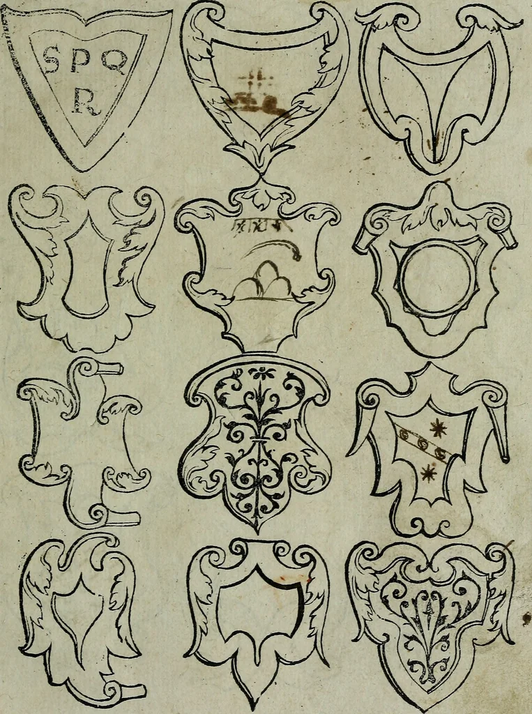 An illustration from Libellus artificiosus omnibus pictoribus, statuarijs, aurifabris, lapidicidis, arcularijs, laminarijs & cultrarijs fabris, sumopere utilis, nec à quae[que] antea uisus, nec prius editus, 1539, leaf 6