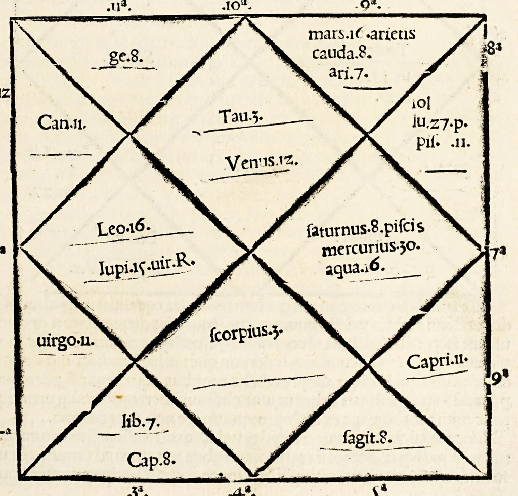 An illustration from Liber desideratus super celestium motuum indagatione sine calculo, leaf 45