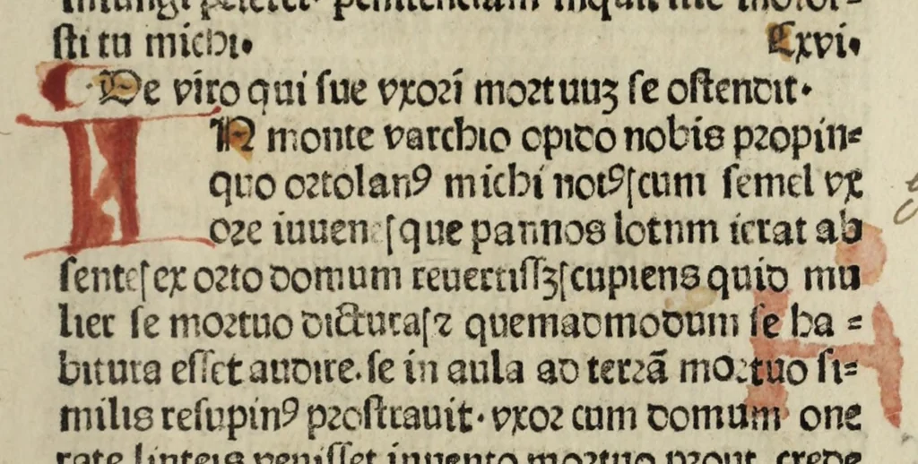 An illustration from Liber facetiarum, leaf 95