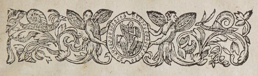 An illustration from Liber precum publicarum, seu ministerij ecclesiasticae administrationis sacramentorum, aliorumque rituum, & caeremoniarum, in Ecclesia Anglicana., 1574, leaf 59