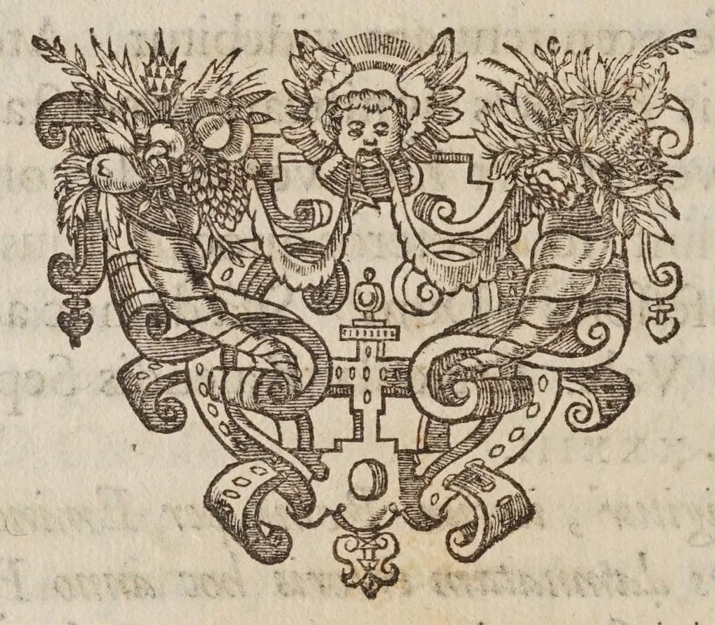 An illustration from Liberti Fromondi ... Ant-Aristarchvs, sive, Orbis-terrae immobilis : liber vnicvs : in quo decretum S. Congregationis S.R.E. Cardinal. an. 1616 aduersus Paythagorico-Copernicanos editum defenditur, 1631, leaf 148