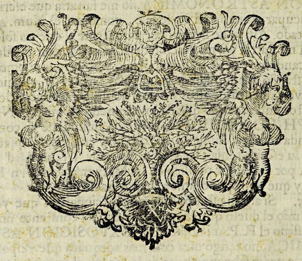 An illustration from Libra astronomica, y philosophica : en que D. Carlos de Siguenza y Gongora, cosmographo, y mathematico regio en la Academia Mexicana, examina no solo lo que a su manifiesto philosophico contra los cometas opuso el R. P. Eusebio Francisco Kino de la Compania de Jesus; sino lo que el mismo R. P. opino, y pretendio haver demostrado en su exposicion astronomica del cometa del año de 1681. Sacala à luz D. Sebastian de Guzman y Cordova, fator, veedor, proveedor, iuez oficial de la Real Haceinda de Su Magestad en la caxa desta corte, 1690, leaf 176