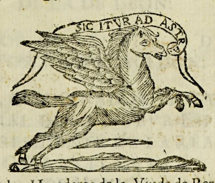 An illustration from Libra astronomica, y philosophica : en que D. Carlos de Siguenza y Gongora, cosmographo, y mathematico regio en la Academia Mexicana, examina no solo lo que a su manifiesto philosophico contra los cometas opuso el R. P. Eusebio Francisco Kino de la Compania de Jesus; sino lo que el mismo R. P. opino, y pretendio haver demostrado en su exposicion astronomica del cometa del año de 1681. Sacala à luz D. Sebastian de Guzman y Cordova, fator, veedor, proveedor, iuez oficial de la Real Haceinda de Su Magestad en la caxa desta corte, 1690, leaf 5