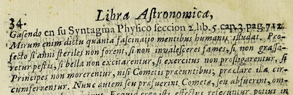 An illustration from Libra astronomica, y philosophica : en que D. Carlos de Siguenza y Gongora, cosmographo, y mathematico regio en la Academia Mexicana, examina no solo lo que a su manifiesto philosophico contra los cometas opuso el R. P. Eusebio Francisco Kino de la Compania de Jesus; sino lo que el mismo R. P. opino, y pretendio haver demostrado en su exposicion astronomica del cometa del año de 1681. Sacala à luz D. Sebastian de Guzman y Cordova, fator, veedor, proveedor, iuez oficial de la Real Haceinda de Su Magestad en la caxa desta corte, 1690, leaf 62