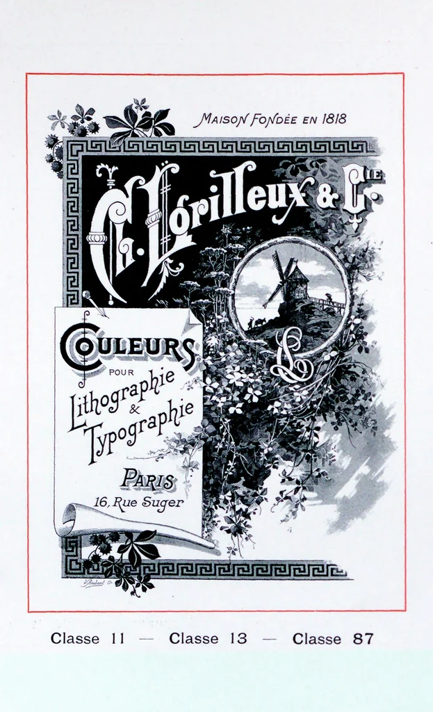 An illustration from La librairie : l'édition musicale, la presse, la reliure, l'affiche à l'exposition universelle de 1900 ; recueil précédé d'une notice historique par Lucien Layus, 1900, leaf 373