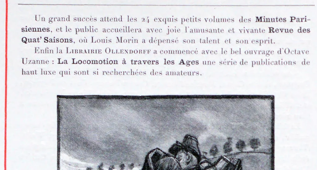 An illustration from La librairie : l'édition musicale, la presse, la reliure, l'affiche à l'exposition universelle de 1900 ; recueil précédé d'une notice historique par Lucien Layus, 1900, leaf 487