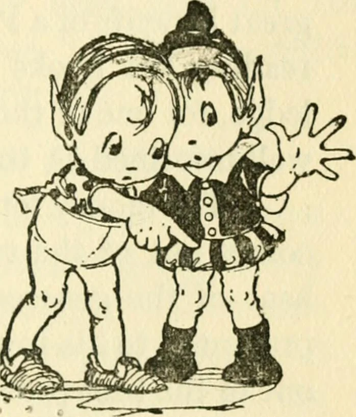 An illustration from Library advertising; "publicity" methods for public libraries, library-work with children, rural library schemes, &c., with a chapter on the cinema and library, 1921, leaf 104