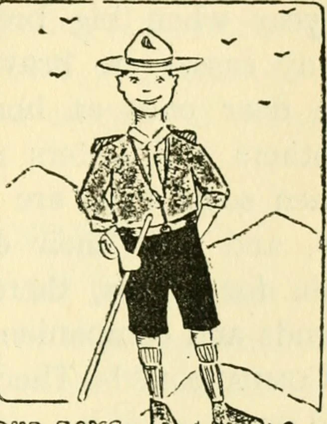 An illustration from Library advertising; "publicity" methods for public libraries, library-work with children, rural library schemes, &c., with a chapter on the cinema and library, 1921, leaf 98