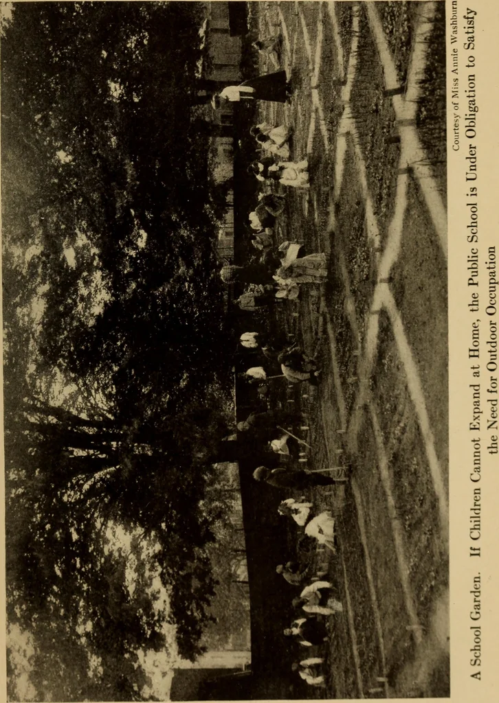 An illustration from The library at work and play, 1912, leaf 128