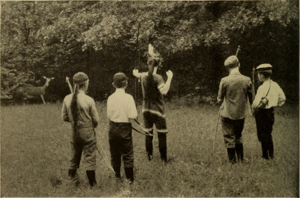 An illustration from The library at work and play, 1912, leaf 137
