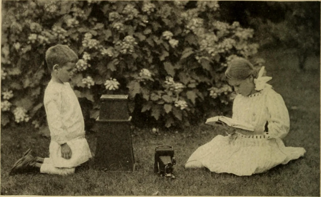 An illustration from The library at work and play, 1912, leaf 141
