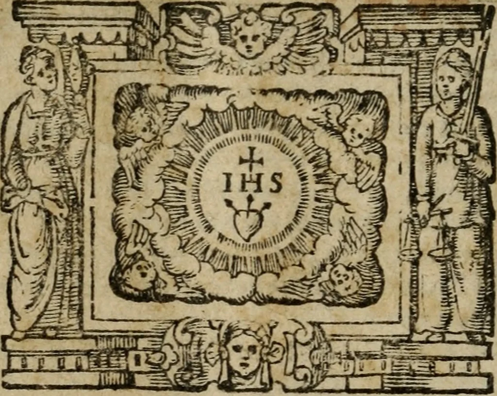 An illustration from Libretto d'imagini e di brevi meditationi sopra li sette peccati capitali, e le virtù à loro contrarie : si da ancora vna breve cognitione de' vitij per fuggirli, e delle virtù per acquistarle, 1600, leaf 85