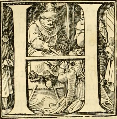 An illustration from Libri quatuor de scrupulis chronologor[um] in quibus non solum calculus sacræ scripturæ cum serie quatuor monarchiarum, & olympiadibus Græcorum, atq[ue] annis ab urbe Roma condita pulcherrima harmonia conciliatur : sed etiam quam plurimi et difficilimi scrupuli, qui hactenus in hanc harmoniam irrepserant, multosq[ue] antiquitatis & veritatis diligentissimos inquisitores non parum torserant, ita eximuntur, ut maiore cum luce, fructu & voluptate tam sacræ quàm prophanæ historiæ ab omnibus legi possint, 1575, leaf 41