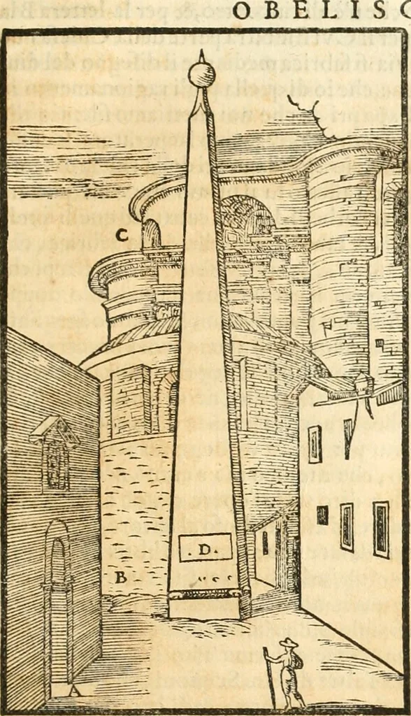 An illustration from Libri qvattro dell'antichita della citta di Roma : raccolte sotto brevita da diversi antichi et moderni scrittori, 1565, leaf 206