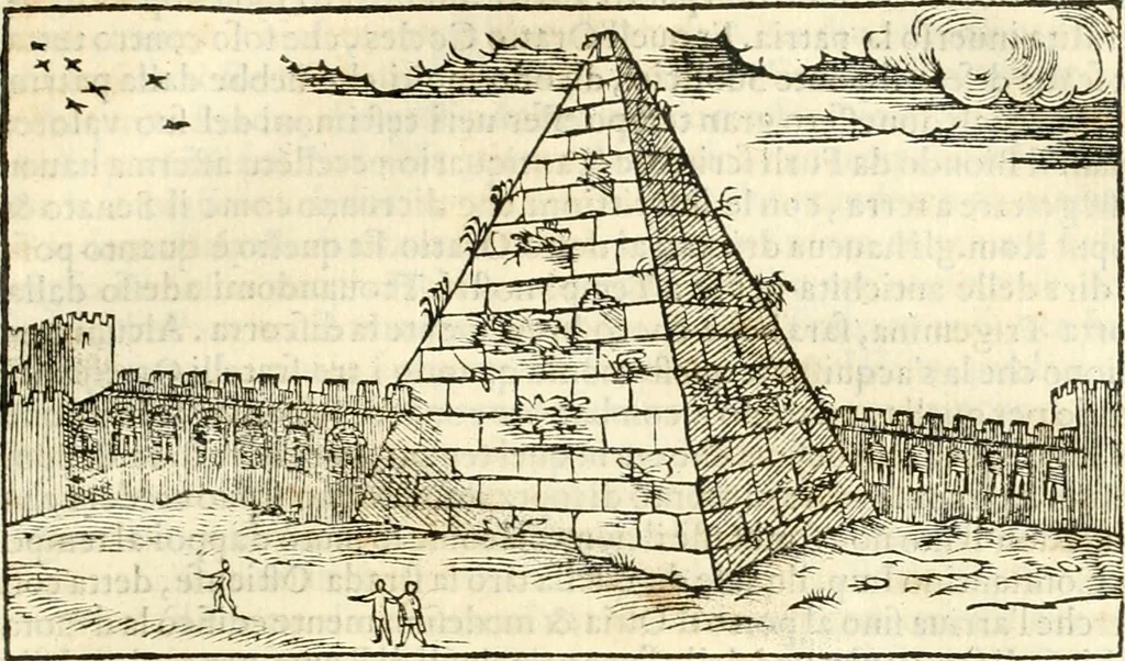 An illustration from Libri qvattro dell'antichita della citta di Roma : raccolte sotto brevita da diversi antichi et moderni scrittori, 1565, leaf 98