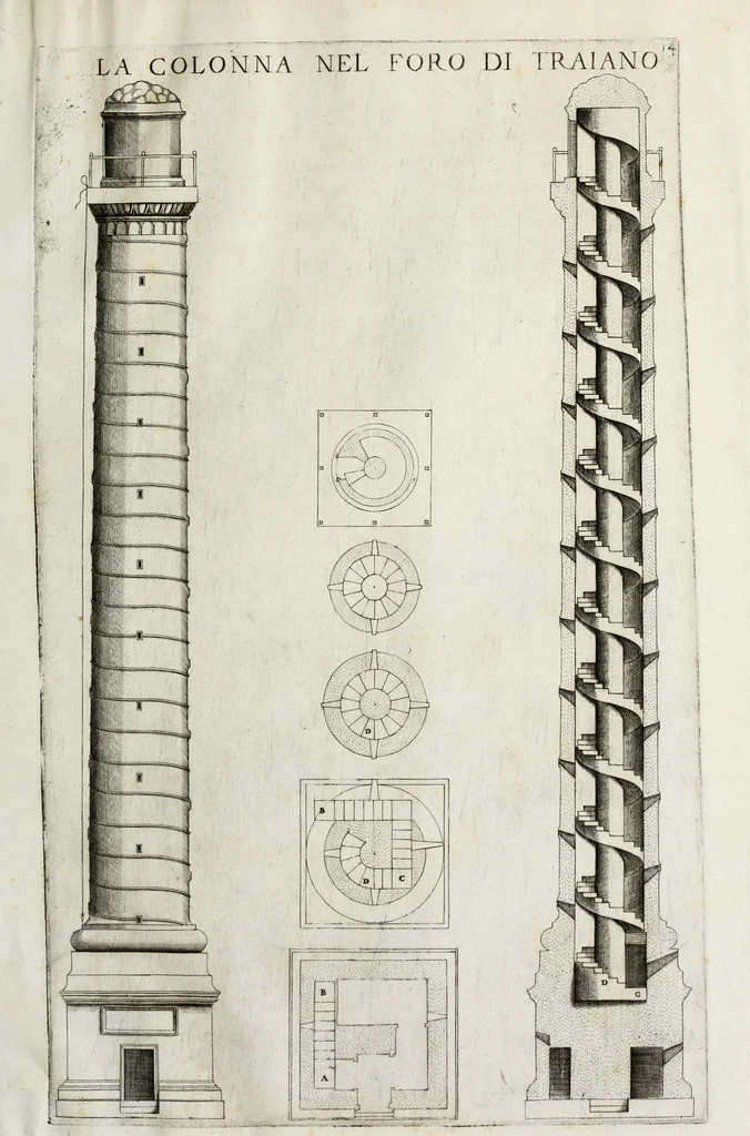 An illustration from Libro d'Antonio Labacco appartenente a l'architettvra nel qval si figvrano alcvne notabili antiqvita di Roma, 1570, leaf 18